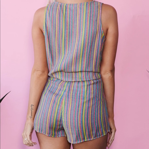 Striped romper - Picture 2 of 8